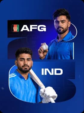 Afghanistan vs India in India 2026 - Cricket Tournament Banner