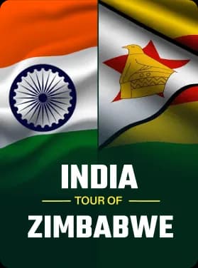 India tour of Zimbabwe 2026 - Cricket Tournament Banner