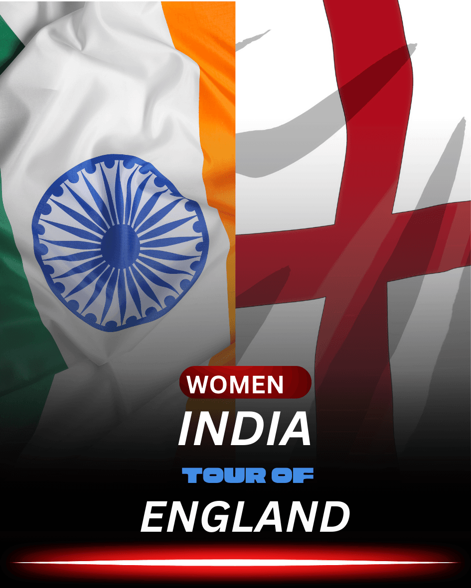 India Women tour of England 2026 - Cricket Tournament Banner