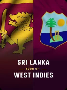 Sri Lanka tour of West Indies 2026 - Cricket Tournament Banner