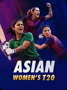 Women's Asian Games T20 2026 - Cricket Tournament Banner