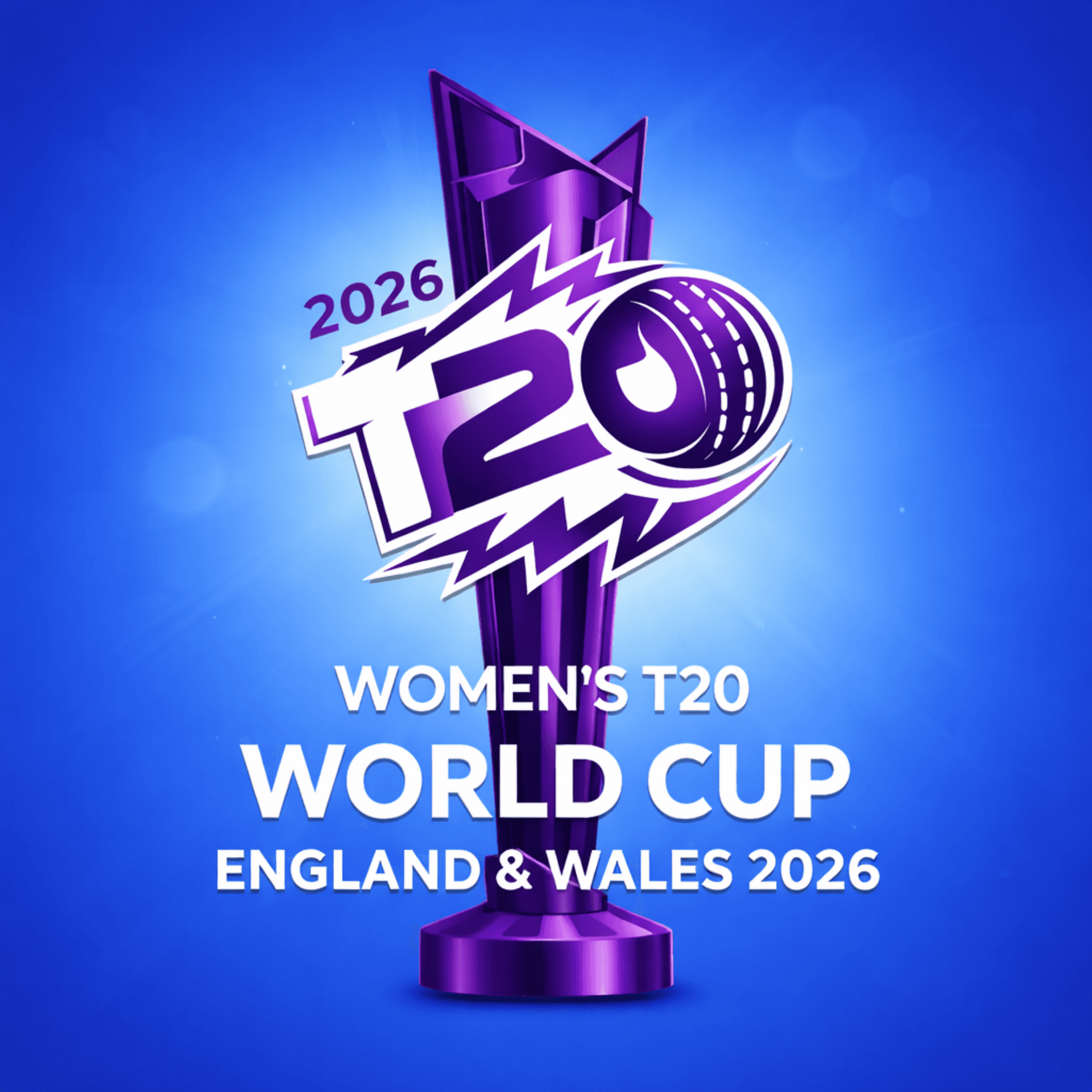 Womens T20 World Cup 2026 - Cricket Tournament Banner